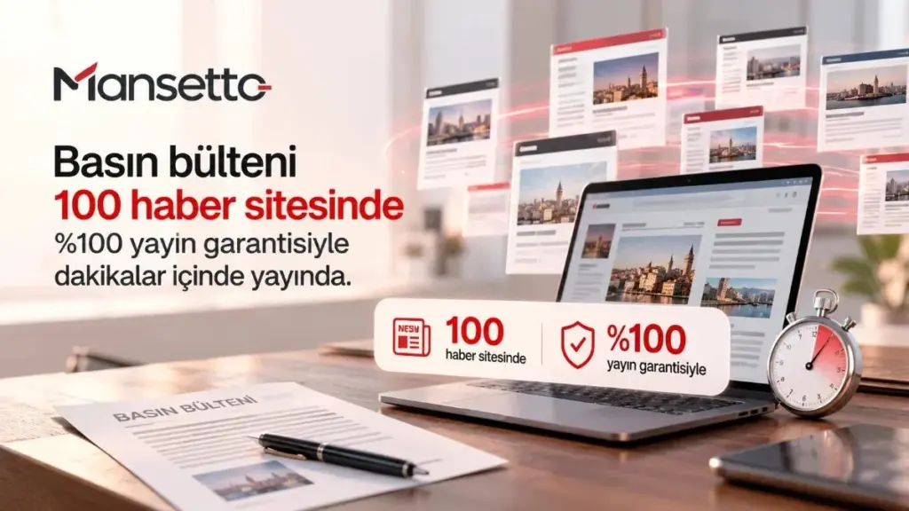 Basın bültenlerinin 100 mecrada tek ekrandan eş zamanlı yayını devreye alındı