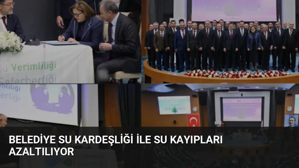 Belediye Su Kardeşliği ile Su Kayıpları Azaltılıyor