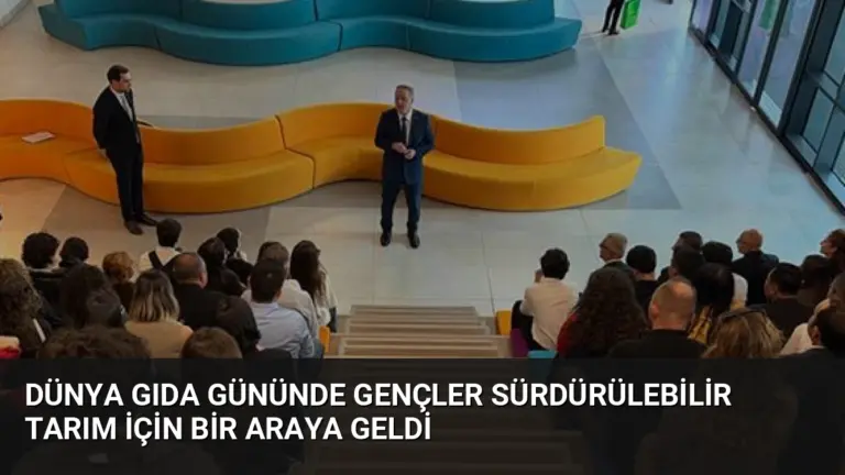Dünya Gıda Gününde Gençler Sürdürülebilir Tarım İçin Bir Araya Geldi