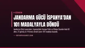 Jandarma Gücü İspanya'dan 101 Madalyayla Döndü