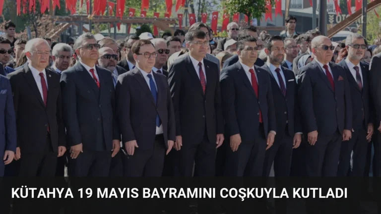 Kütahya 19 Mayıs Bayramını Coşkuyla Kutladı
